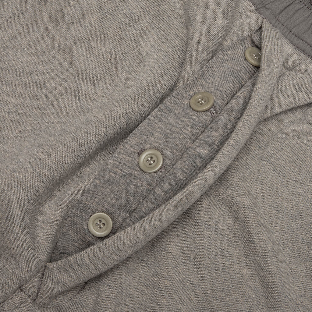 Wide Pusher Sweat Pants - Grey Melange - Image 3