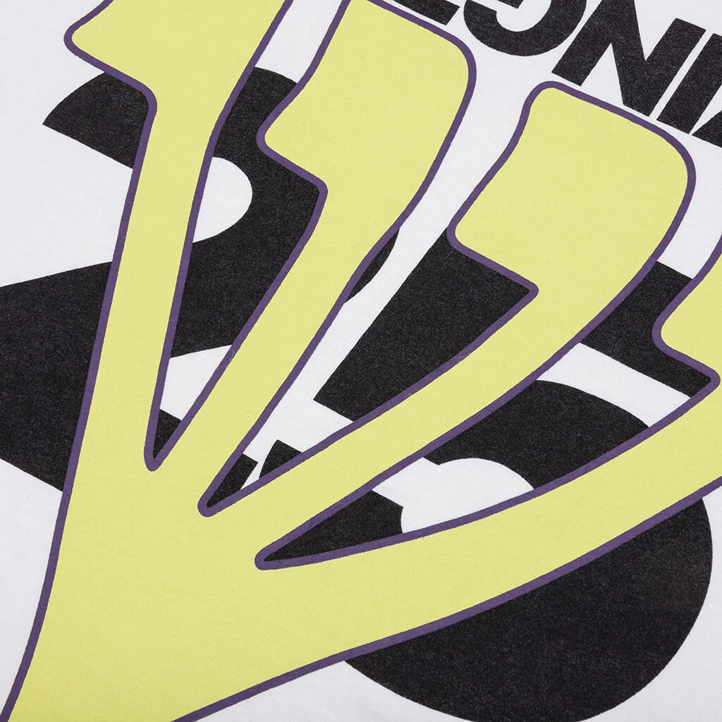 His Own Racing L/S Tee - Optic White - Image 3