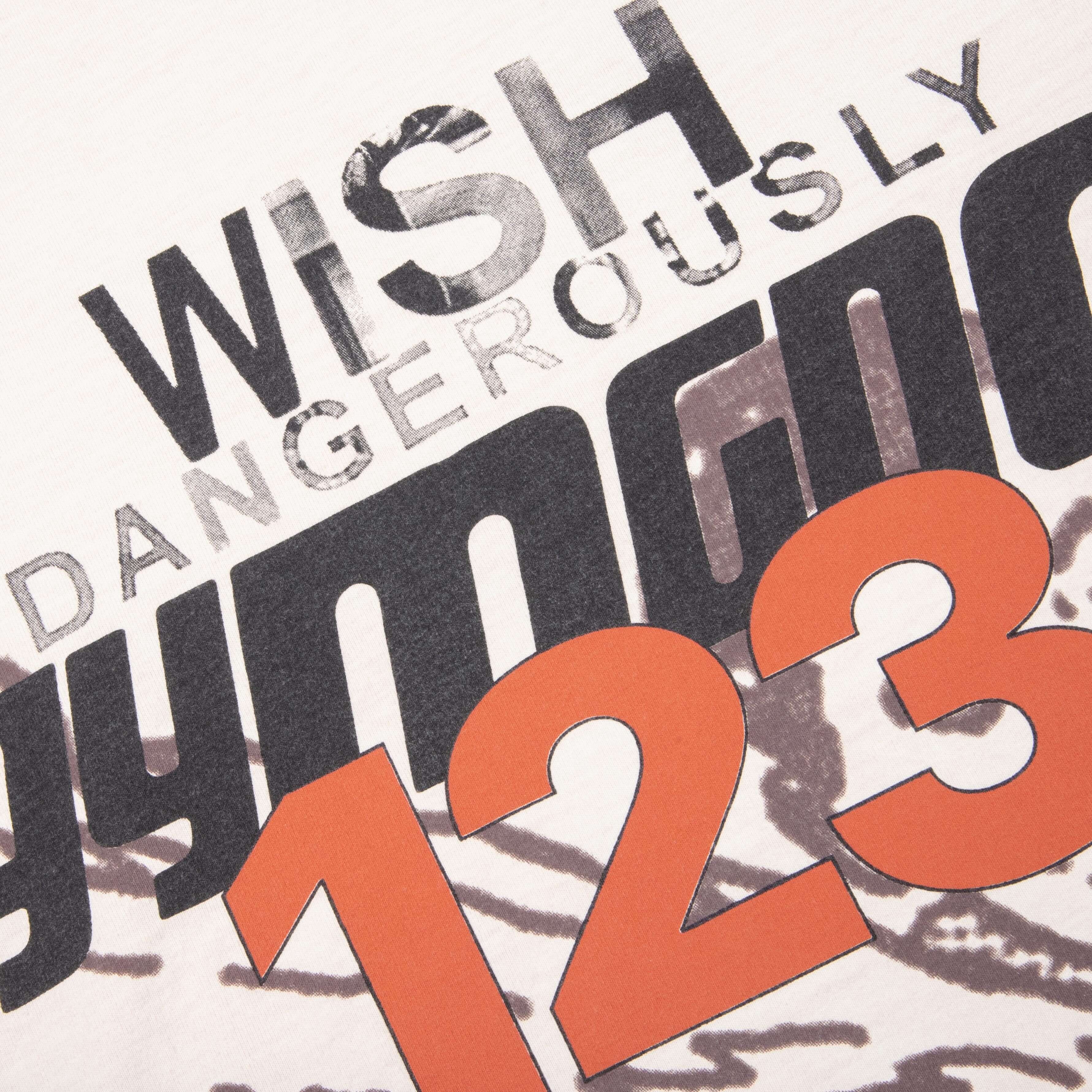 Wish Dangerously L/S Tee - Vintage White - Image 4