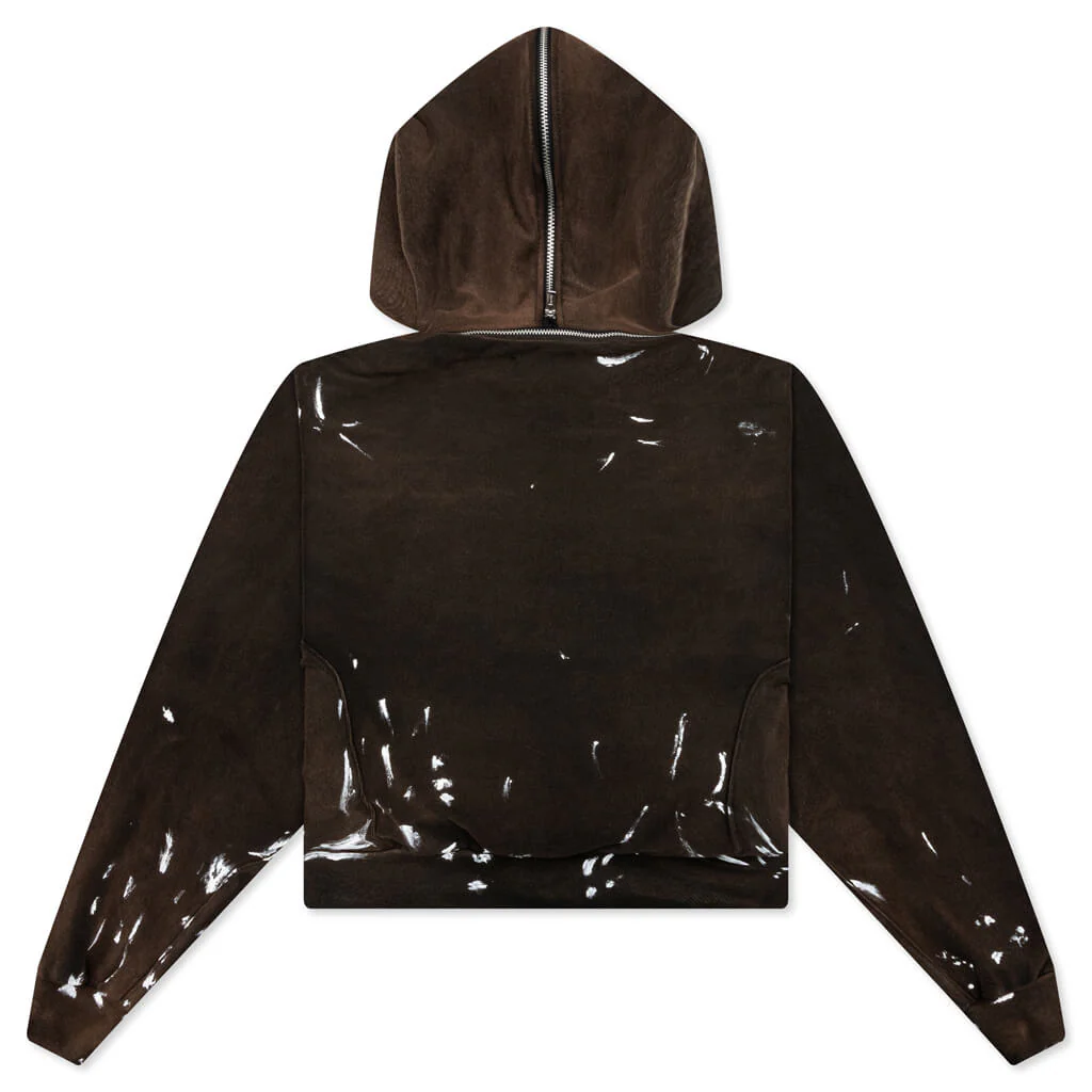 Rose Zip Hoodie - Welder Brown - Image 2