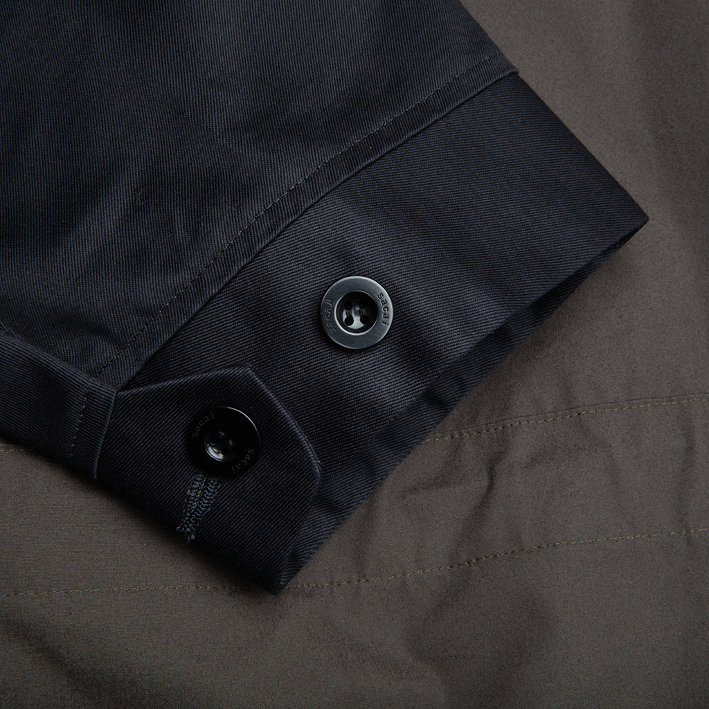 Cotton Chino Mix Pullover - Black/Navy/Dark Khaki - Image 5