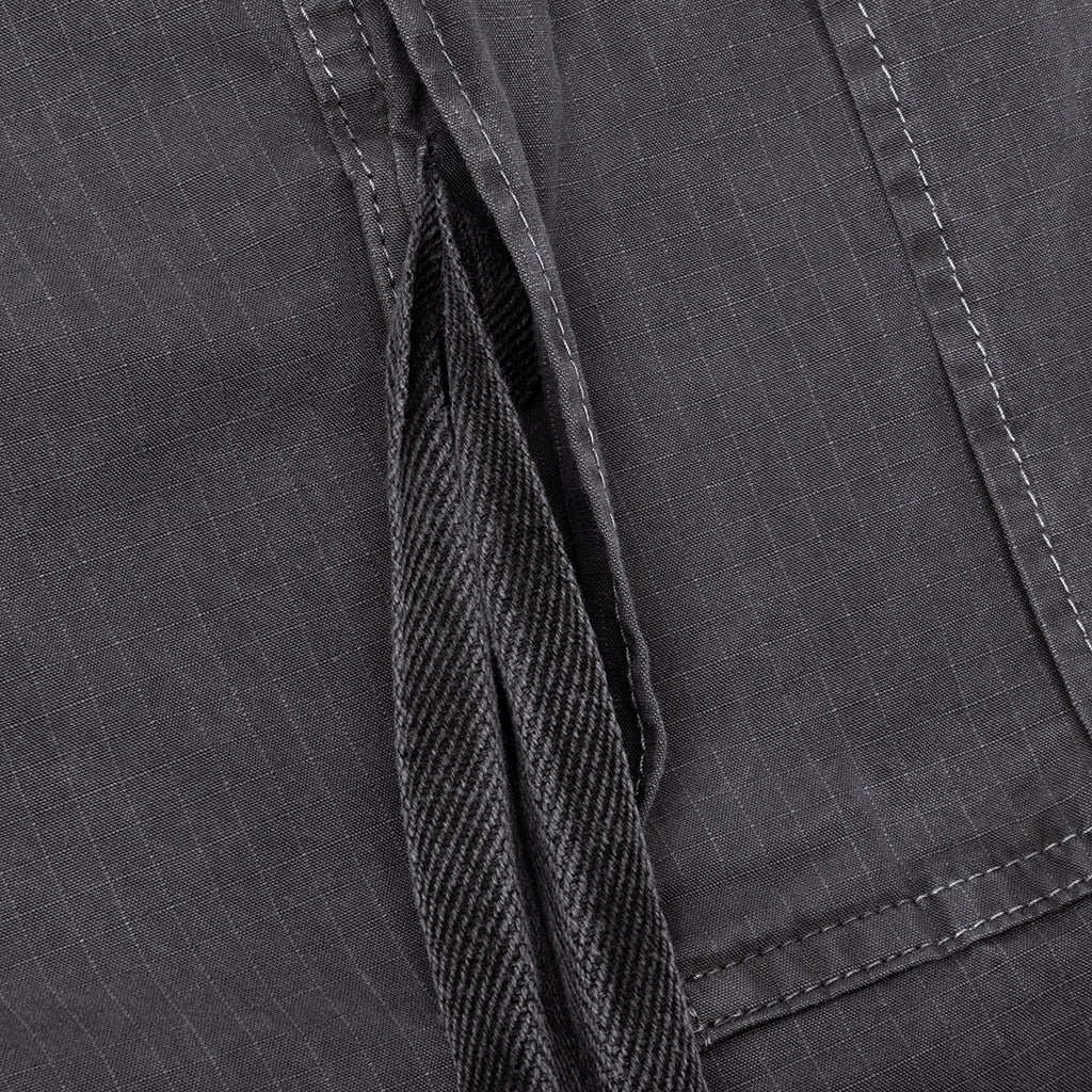 Garment Dye Rip Stop Pants - Black - Image 4