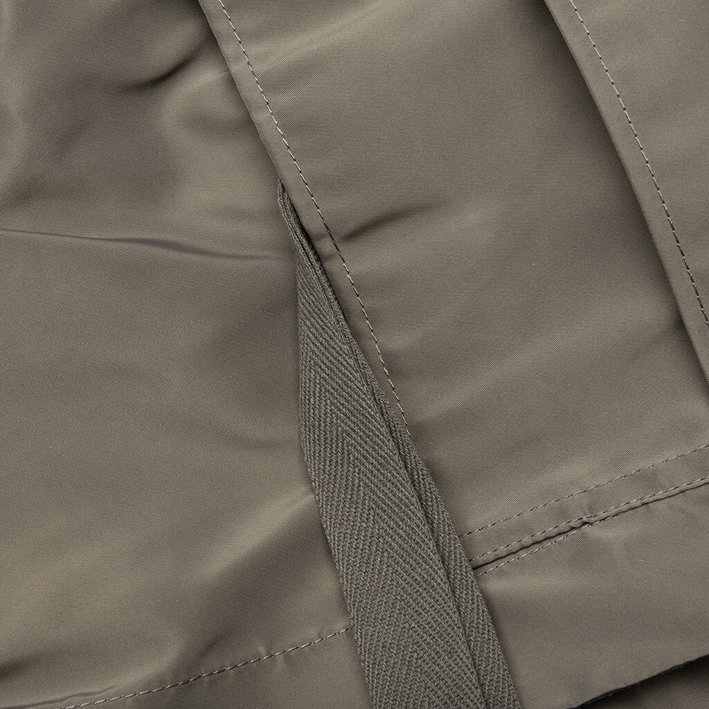 Nylon Twill Shorts - Taupe - Image 4