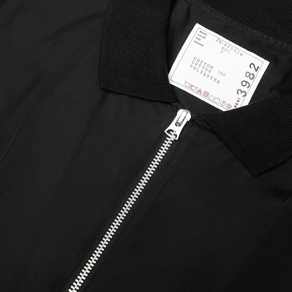 Poplin Pullover - Black - Image 3