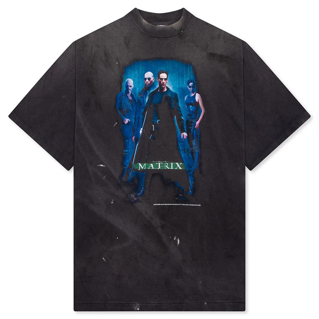 Saint M6 x The Matrix Green Logo S/S Tee - Black