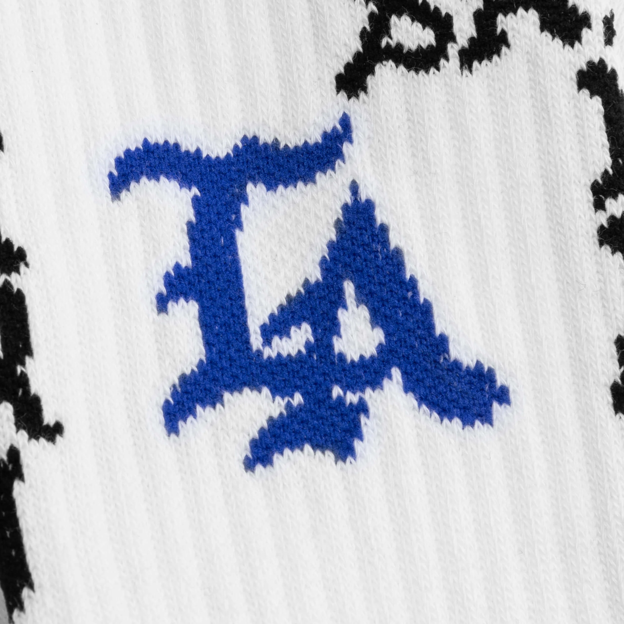 Saint Michael x Born x Raised Saint Sinner Socks - White/Blue - Image 2