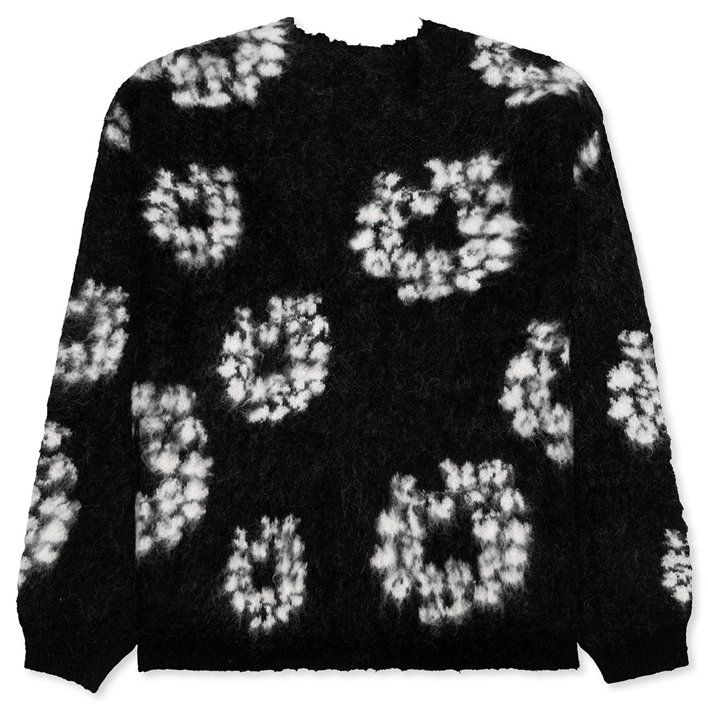 Saint Michael x Denim Tears Cotton Wreath Cardigan - Black - Image 2