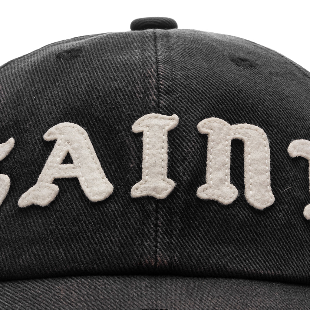 6 Panel Saint Cap - Black - Image 2