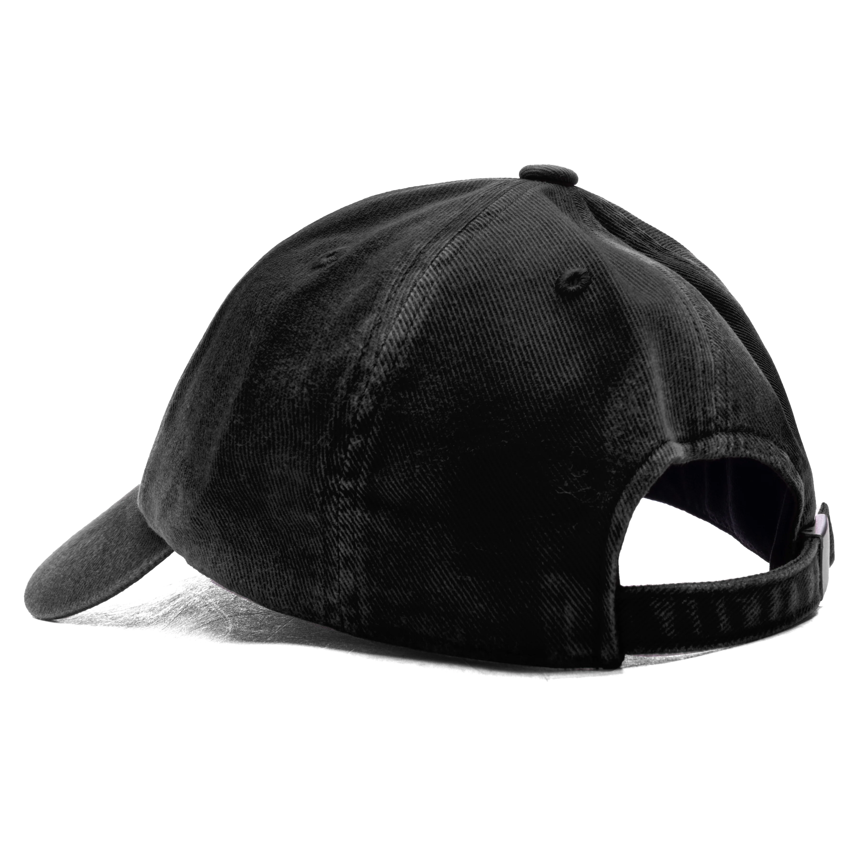 6 Panel Saint Cap - Black - Image 4