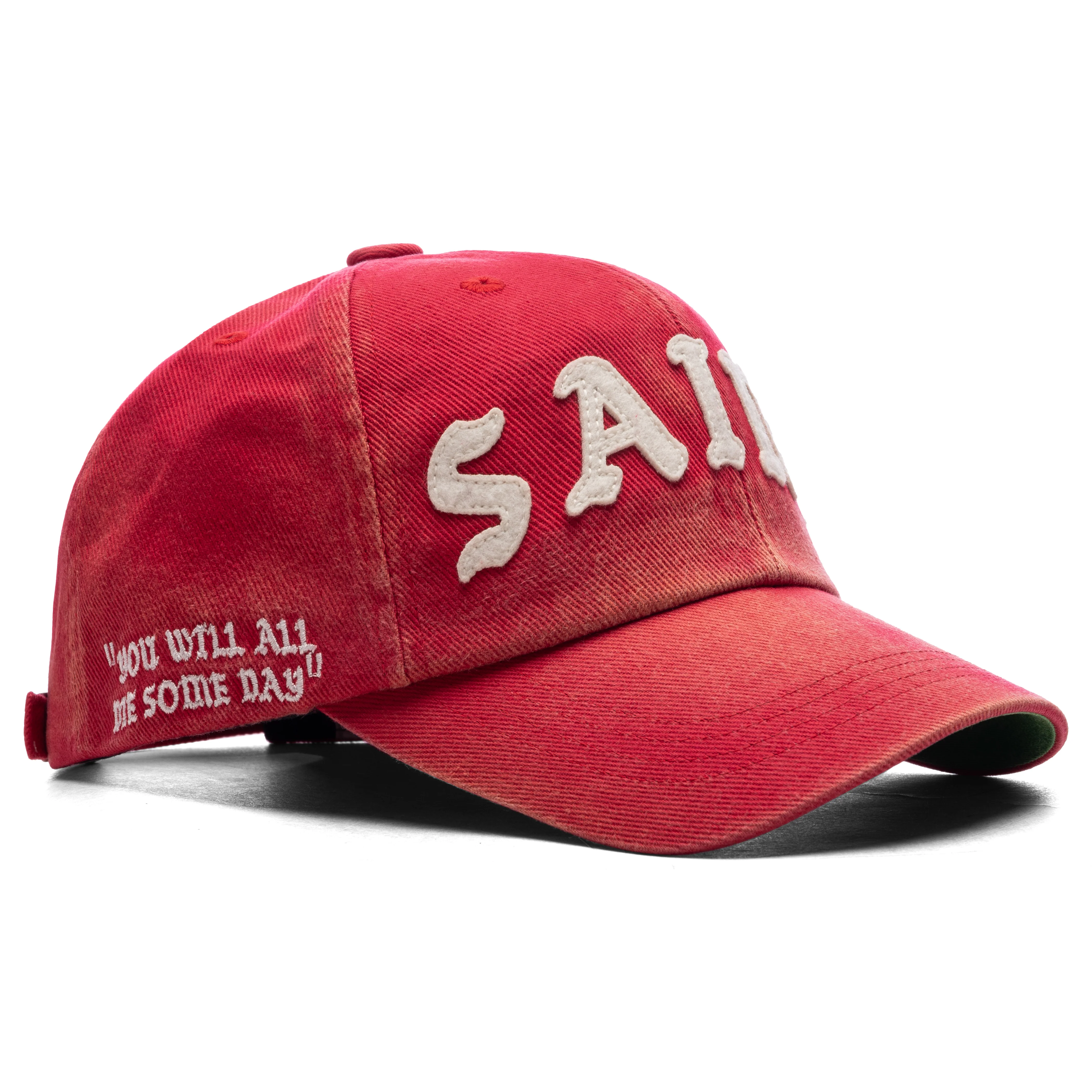 6Panel Saint Cap - Red - Image 3