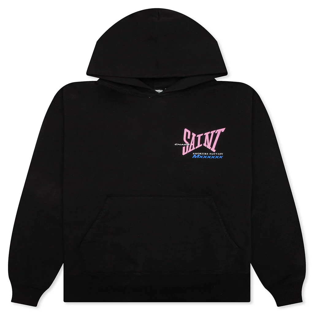 Ribbon Saint Hoodie - Black