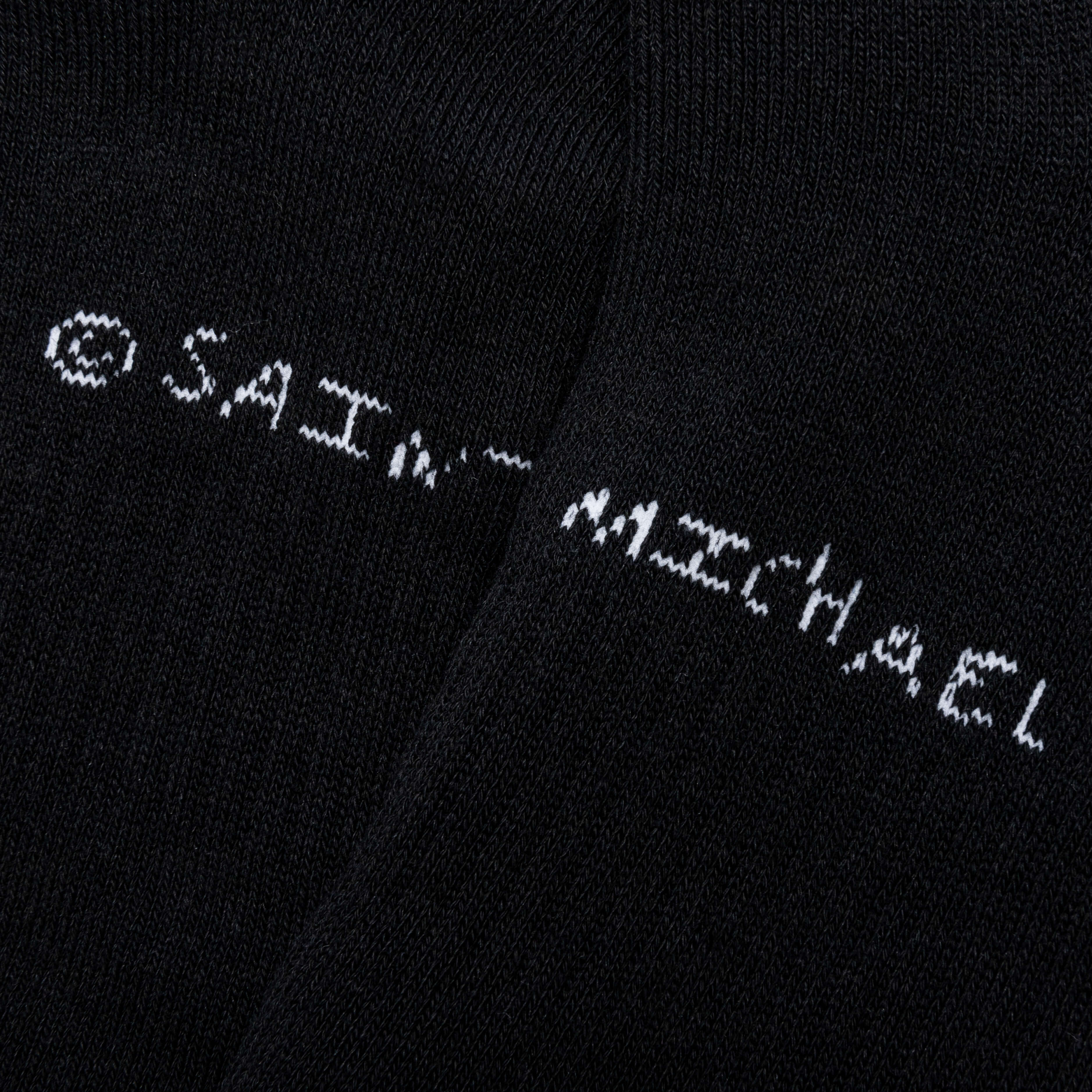 Saint Michael x Shermer Academy S Room Sock - Black/White - Image 3