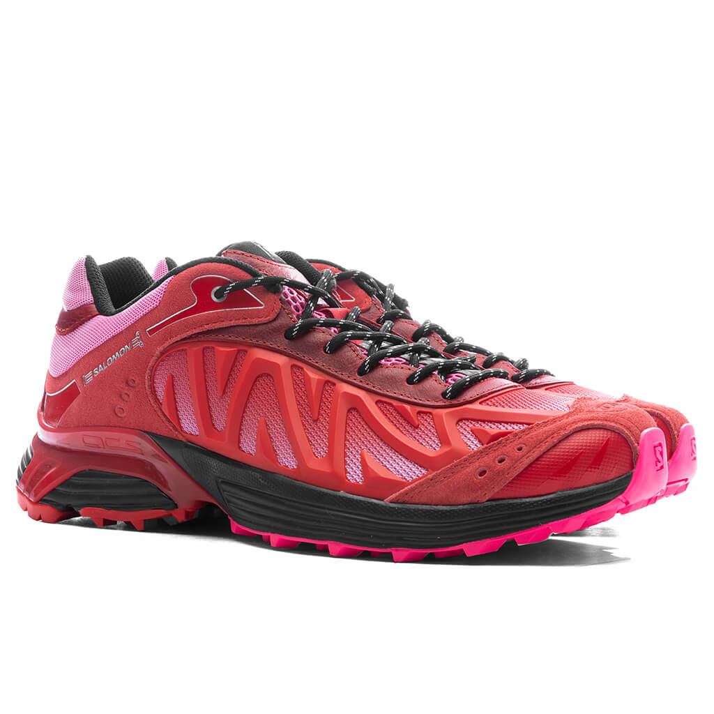 Salomon x Aries XT Whisper - Fiery Red/Fuchsia Pink - Image 2