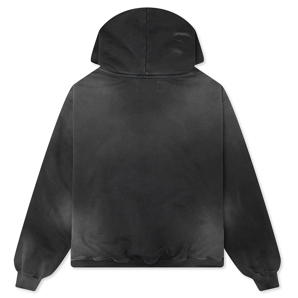 Satoshi Ice Hoodie - Washed Black - Image 2