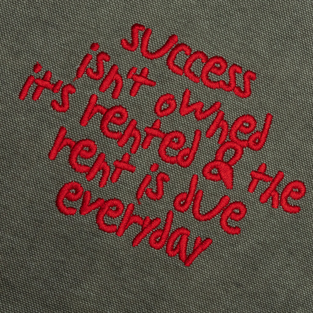 Success Isn't Owned Mechanic Shirt - Olive - Image 4