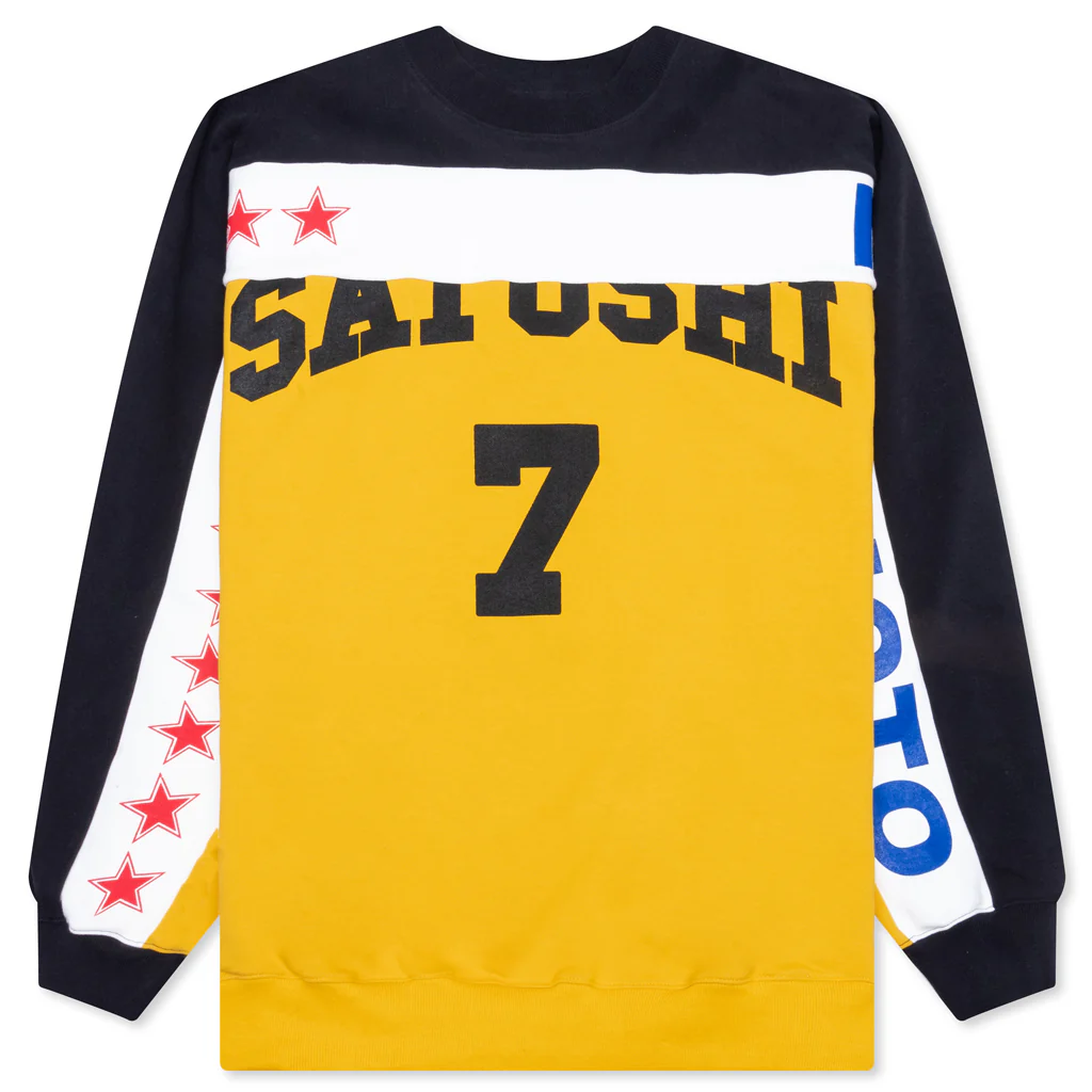 Team Satoshi Crewneck - Yellow/Black