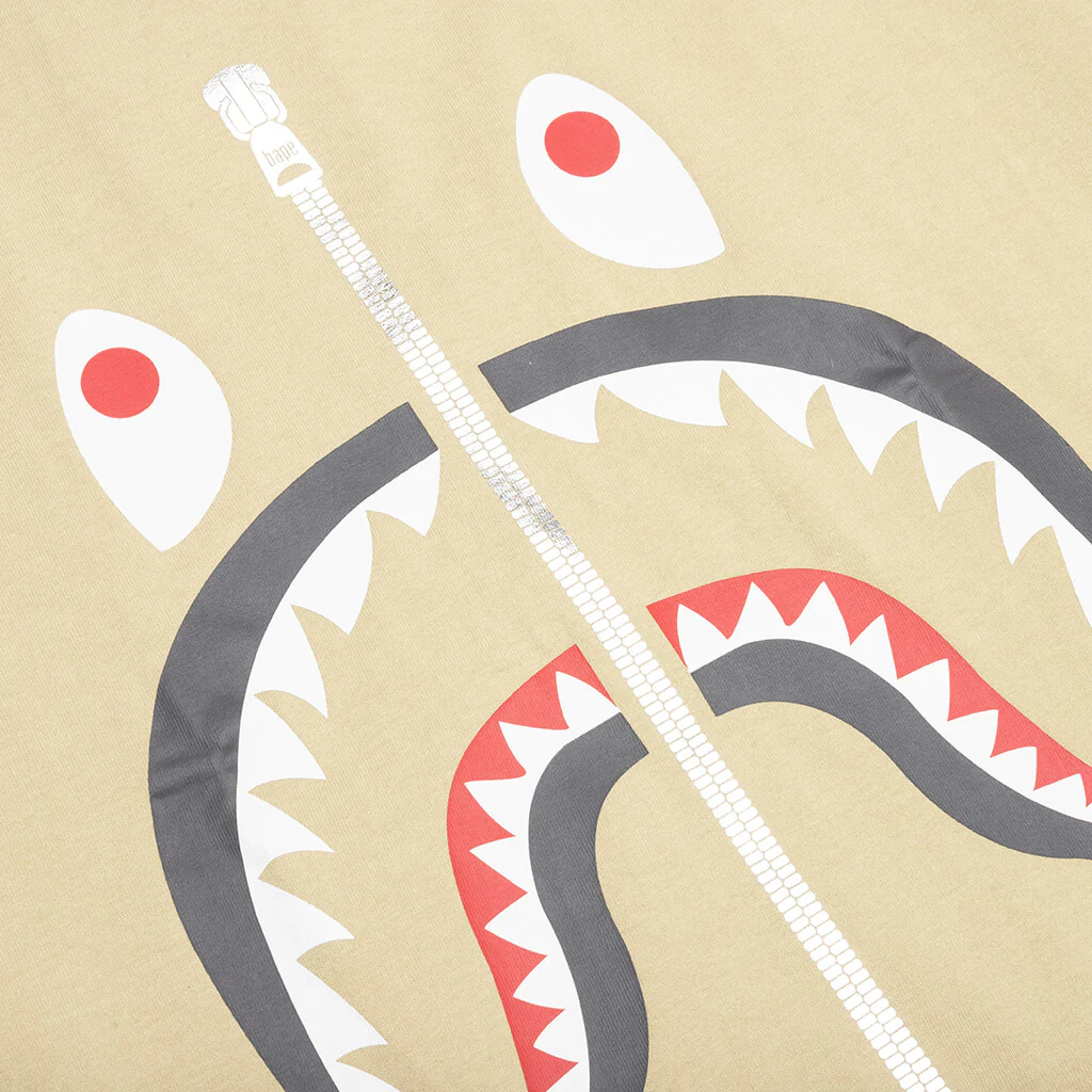 Shark Tee - Beige - Image 3
