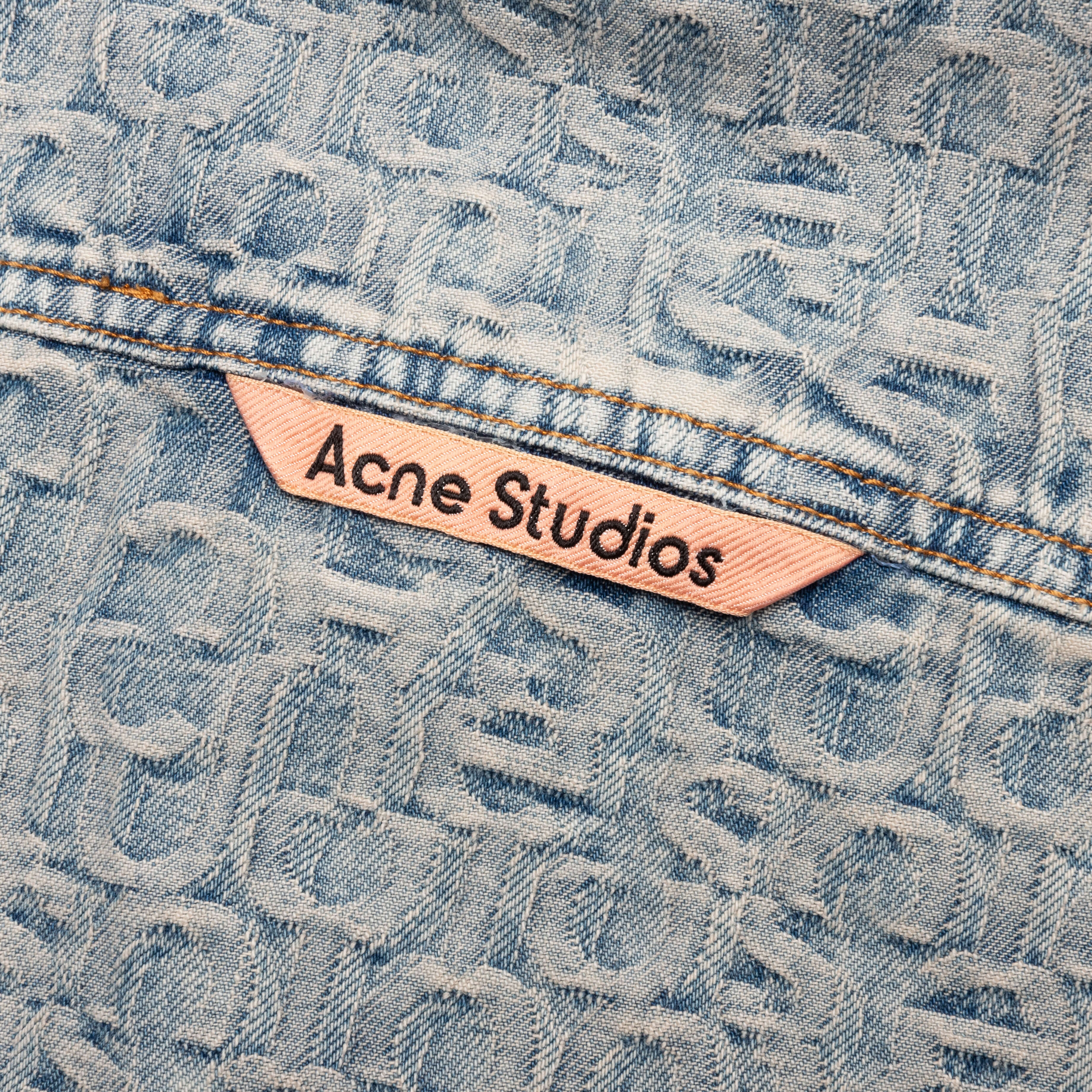 Monogram Shirt - Blue/Beige - Image 5