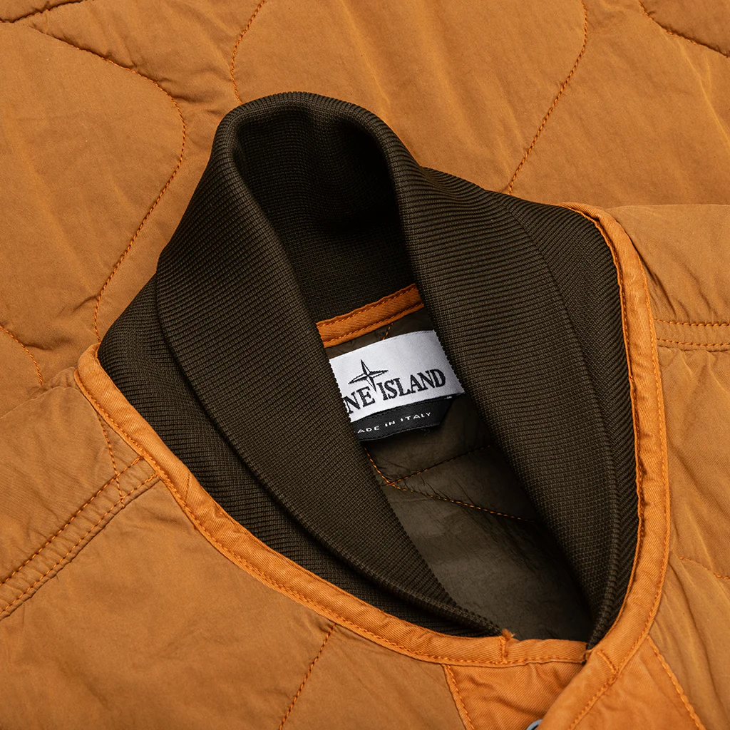 Quilted Vest - Rust - Image 3