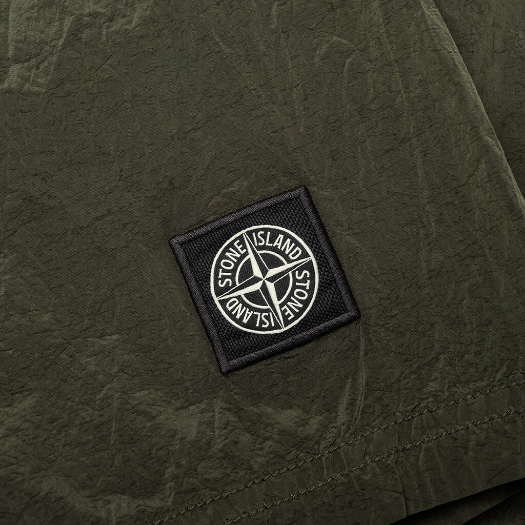 Nylon Shorts - Olive - Image 4
