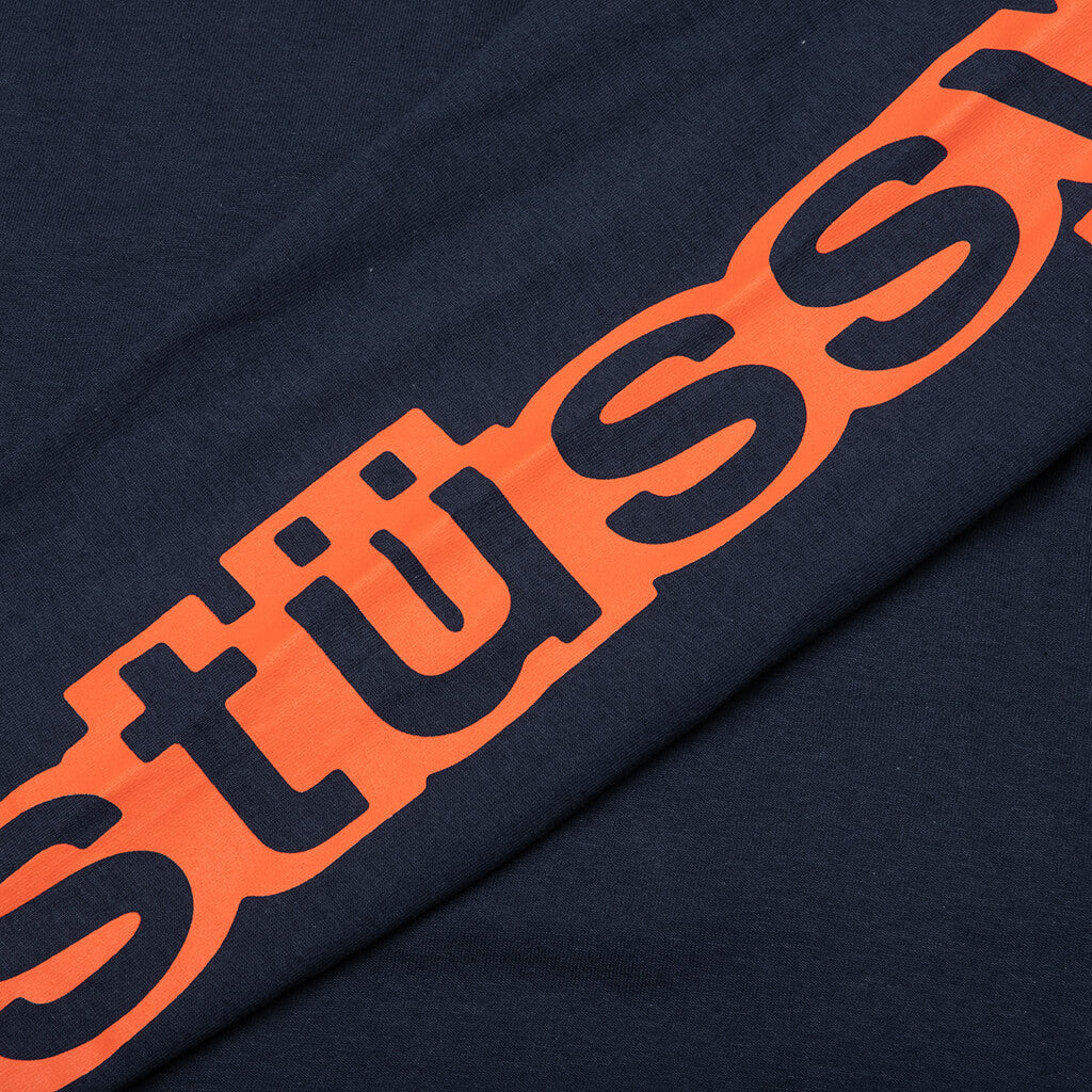 Sideways L/S Tee - Navy - Image 3