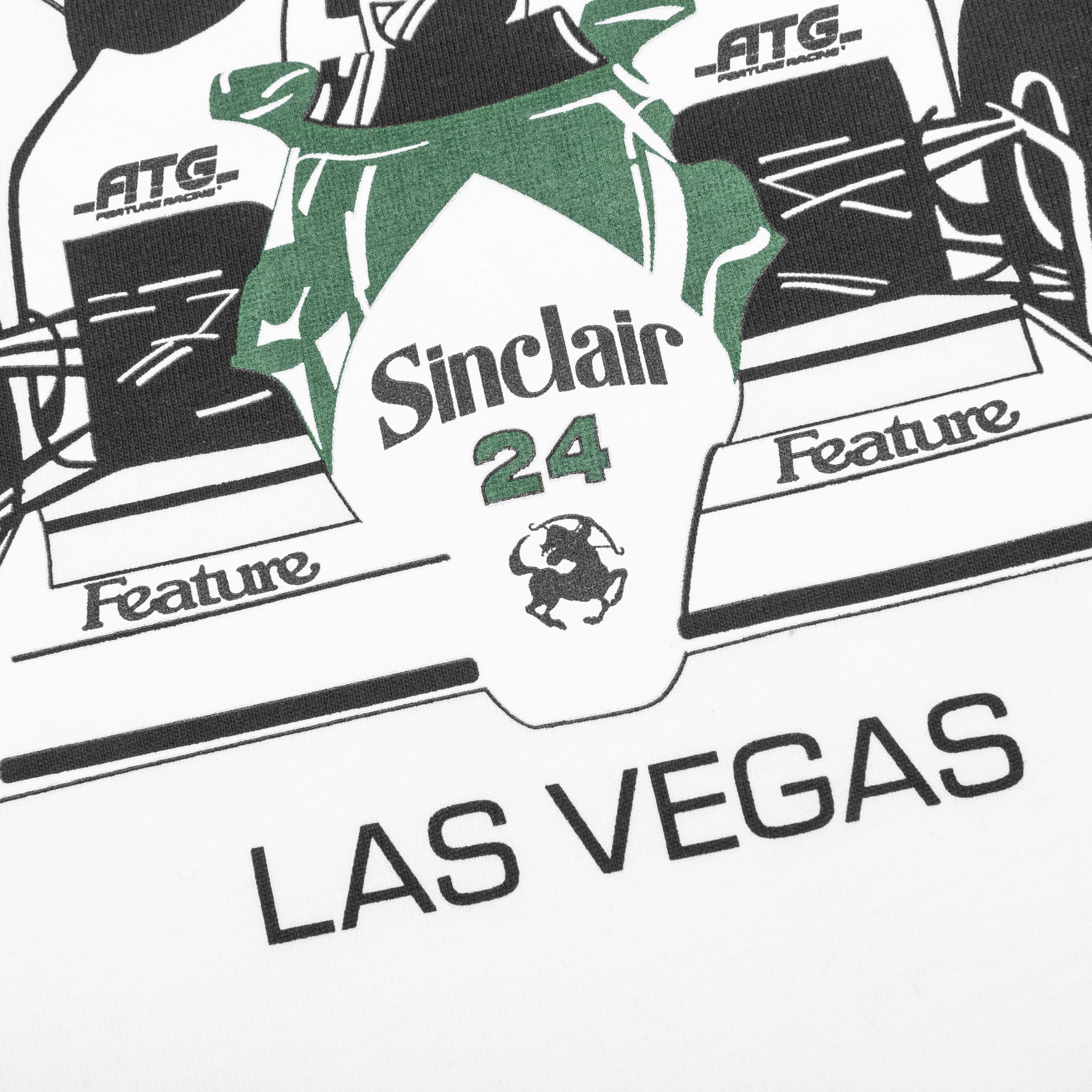 Feature x Sinclair Grand Prix Tee - White - Image 5