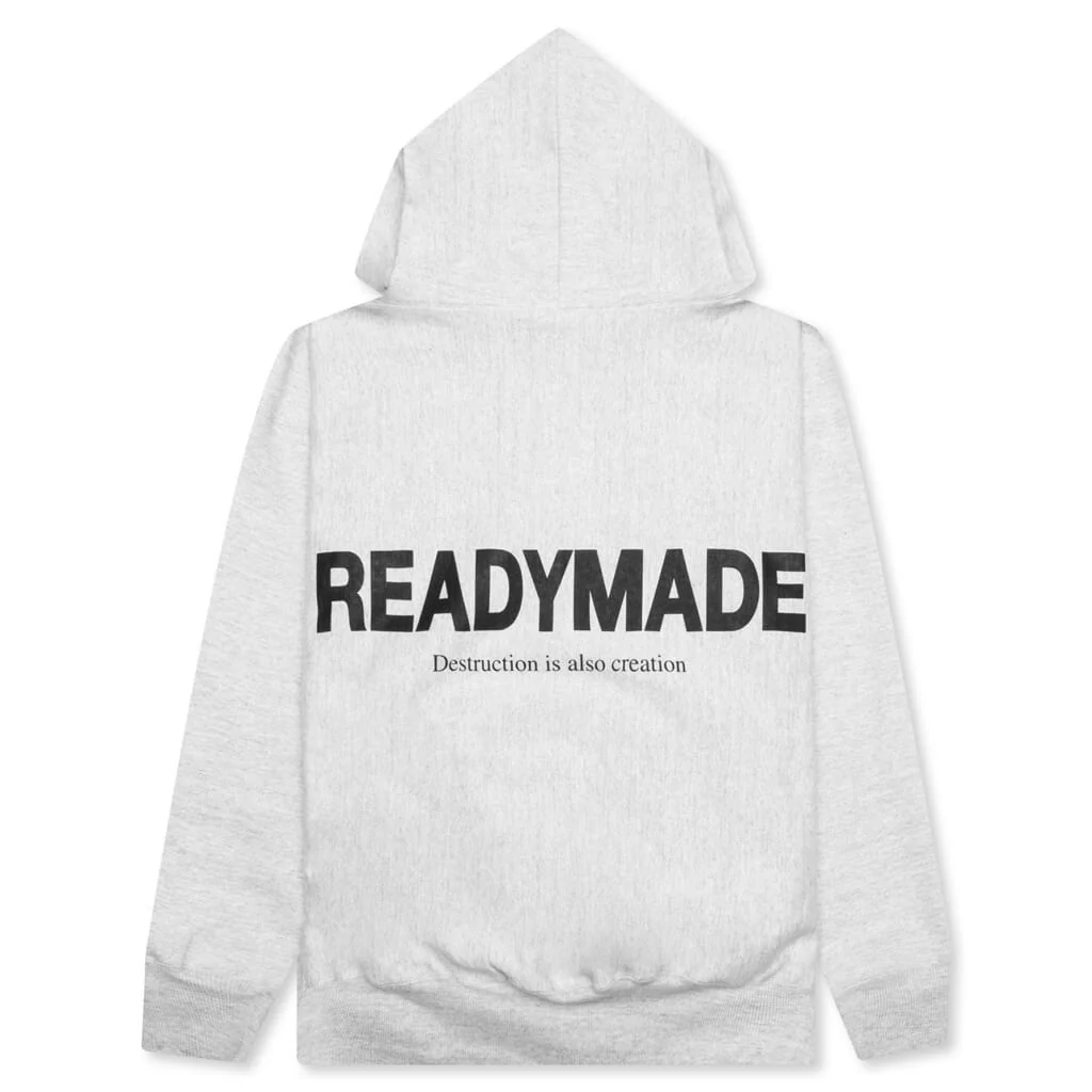 Smile Hoodie - Grey - Image 2