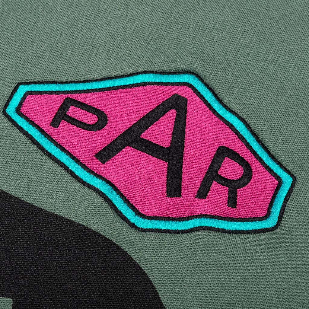 Snaked by a Horse Crewneck Sweatshirt - Pine Green - Image 4