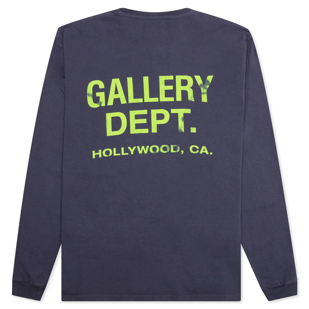 Souvenir L/S Tee - Navy - Image 2