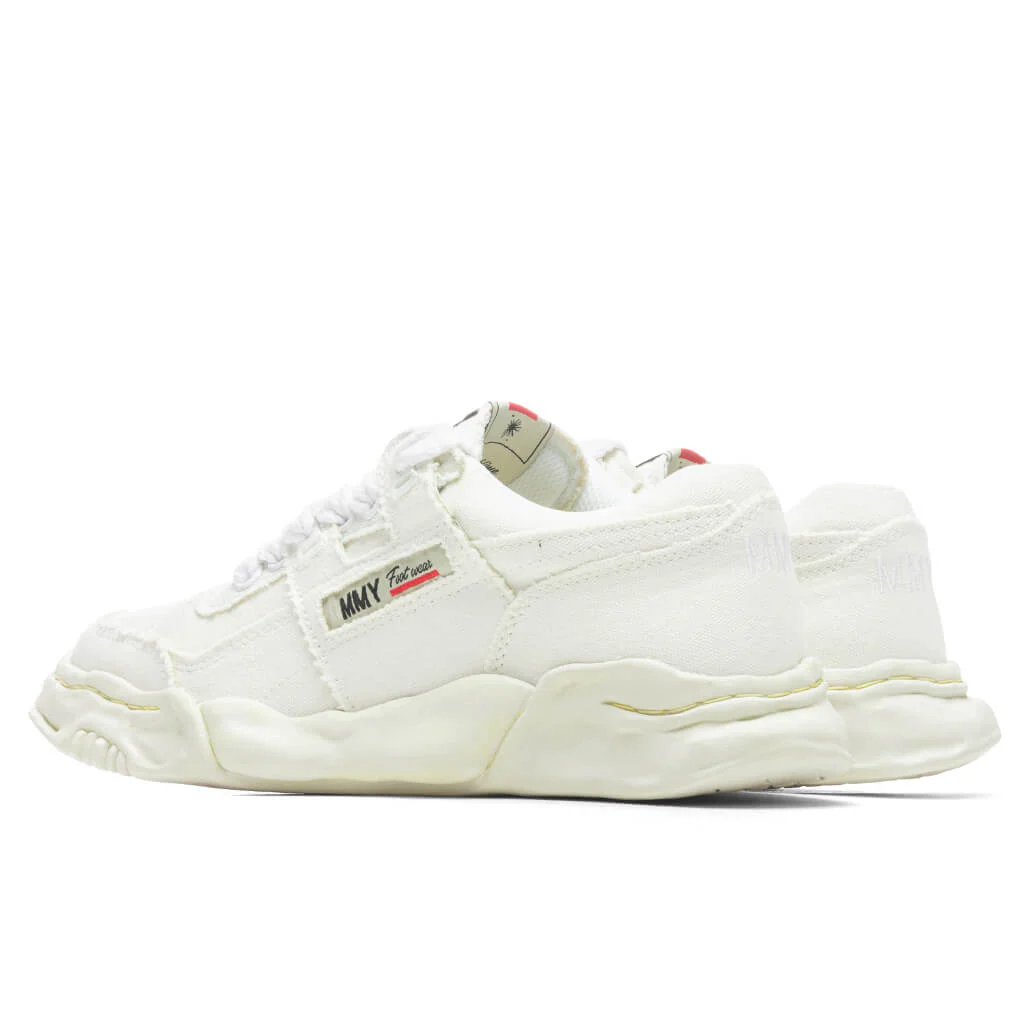Parker Low OG Sole Canvas Sneaker "Perforated" - White - Image 3