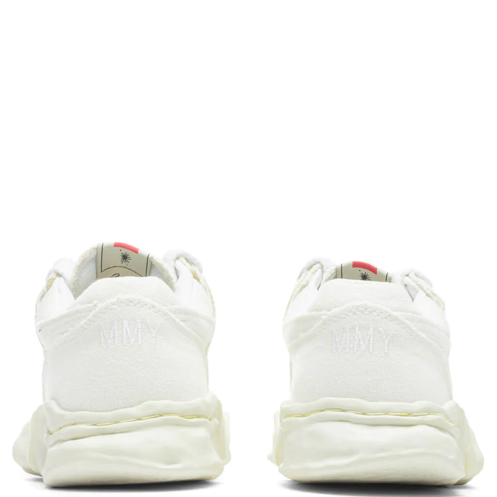 Parker Low OG Sole Canvas Sneaker "Perforated" - White - Image 4