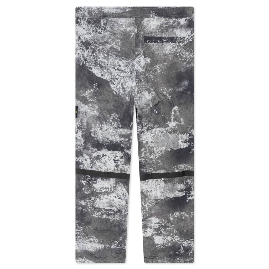 Dissolving Grid Camo Loose Fit Pants - Grey - Image 2