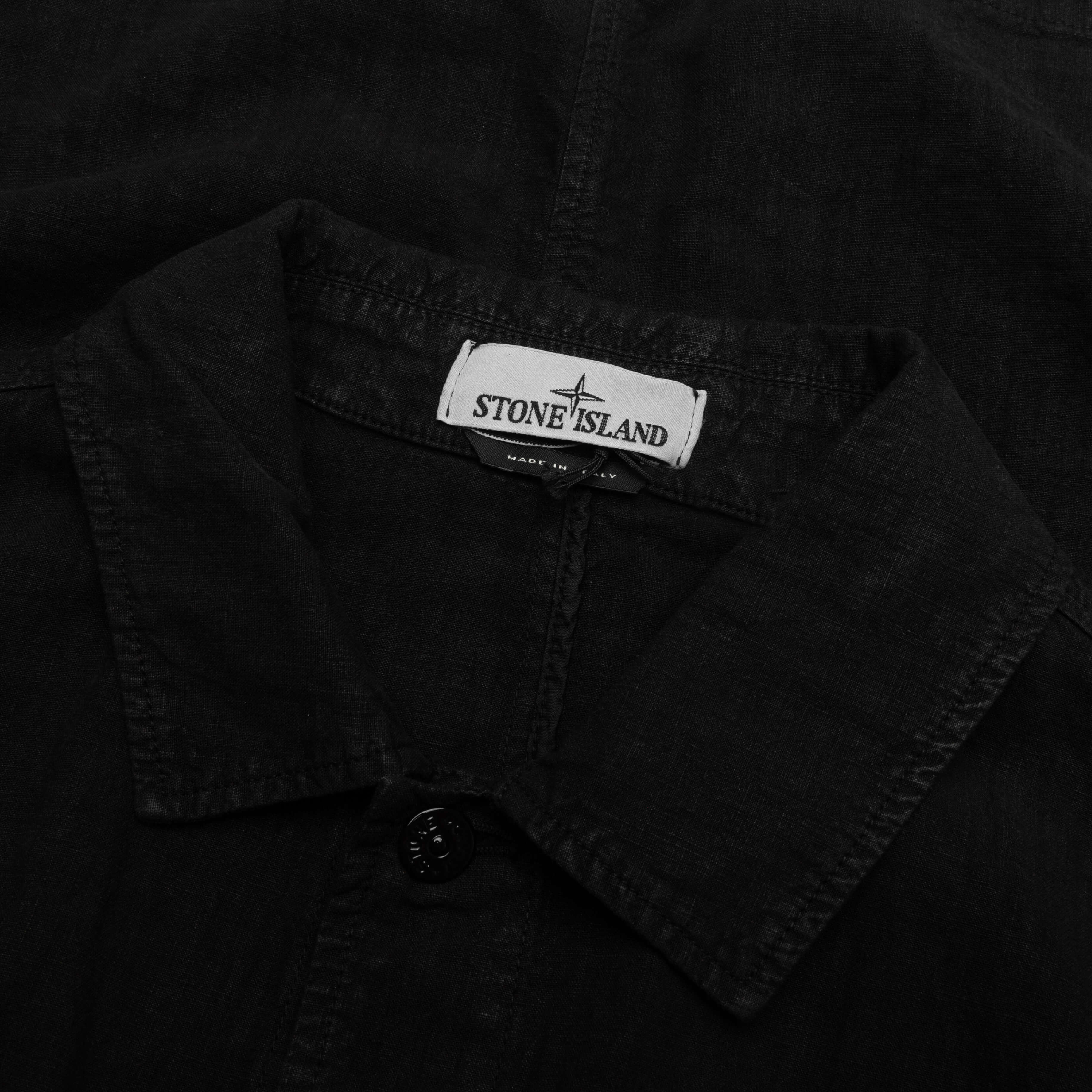 Lino Nylon Tela Field Jacket - Black - Image 3