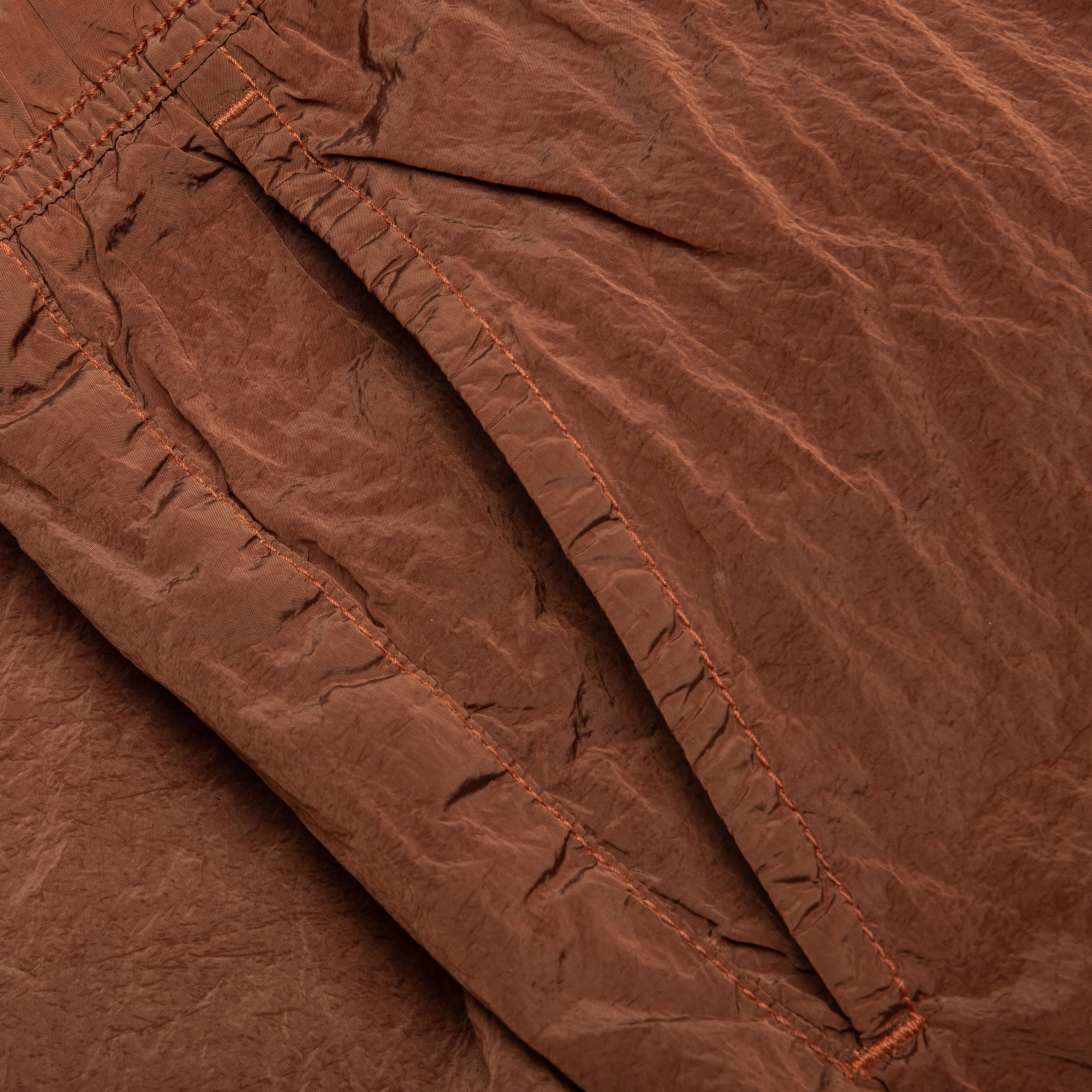 Nylon Metal Regular Fit Shorts - Rust - Image 5