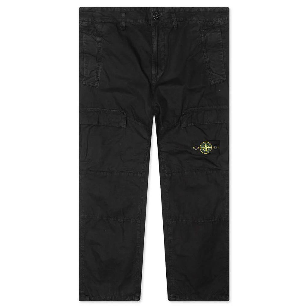Old Treatment Comfort Fit Cargo Pants - Black