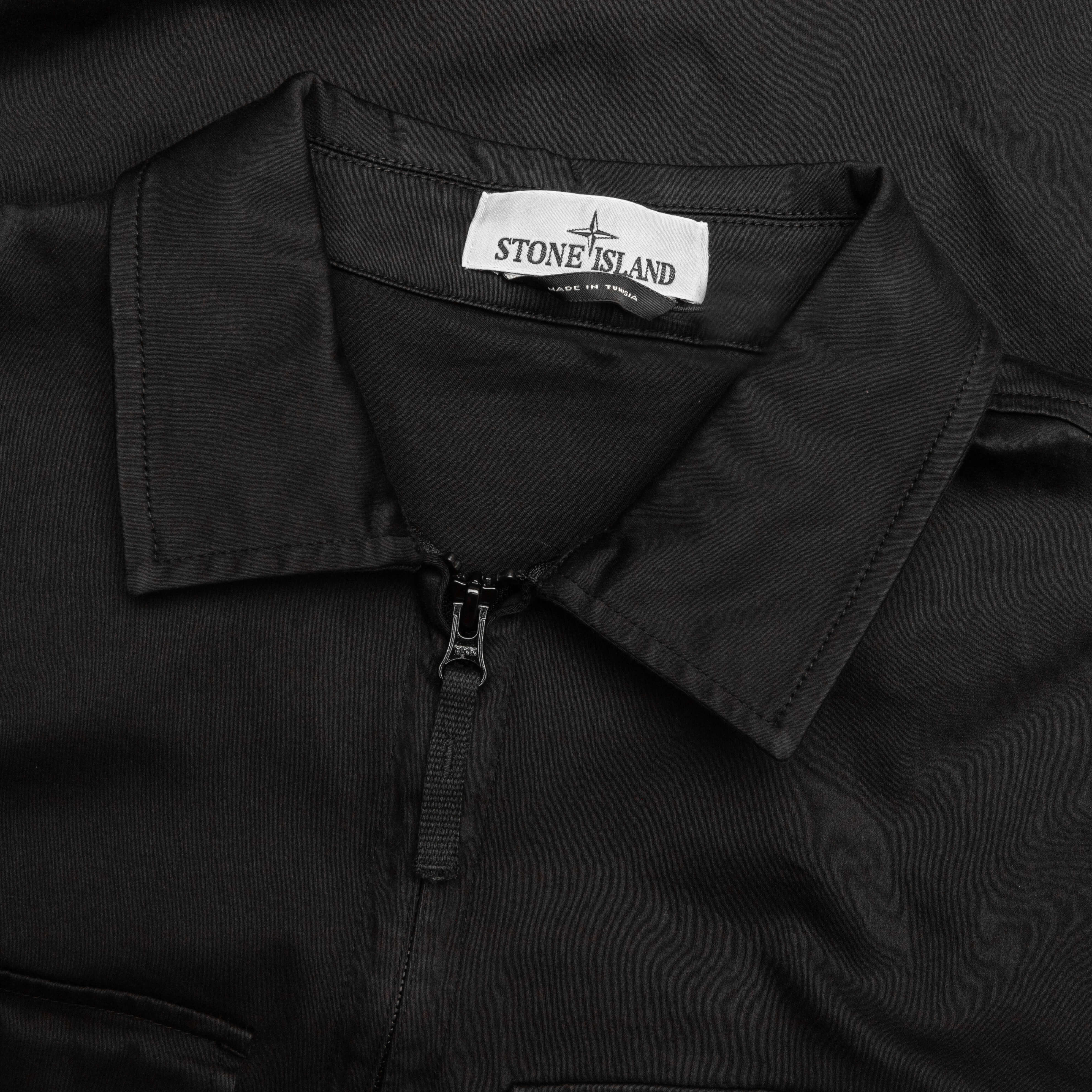 Regular Fit Overshirt - Black - Image 3
