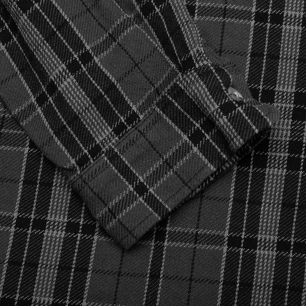 Stones Plaid Shirt - Black - Image 4