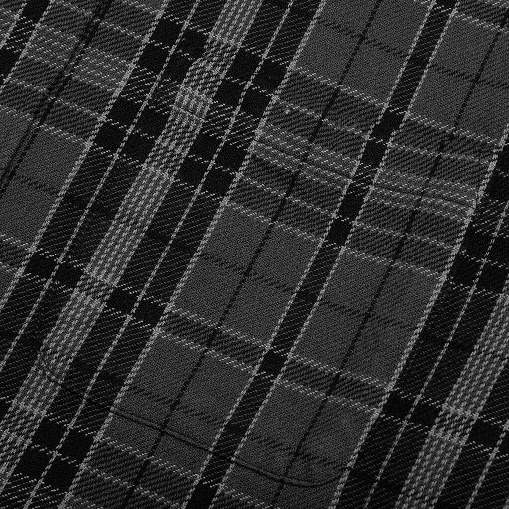 Stones Plaid Shirt - Black - Image 5
