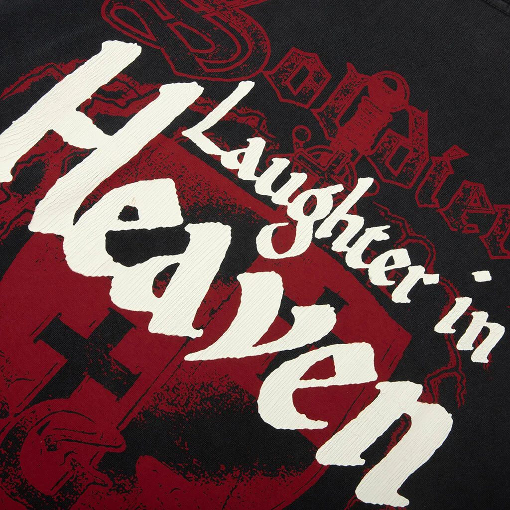 Fear Laughter Tee - Black - Image 4