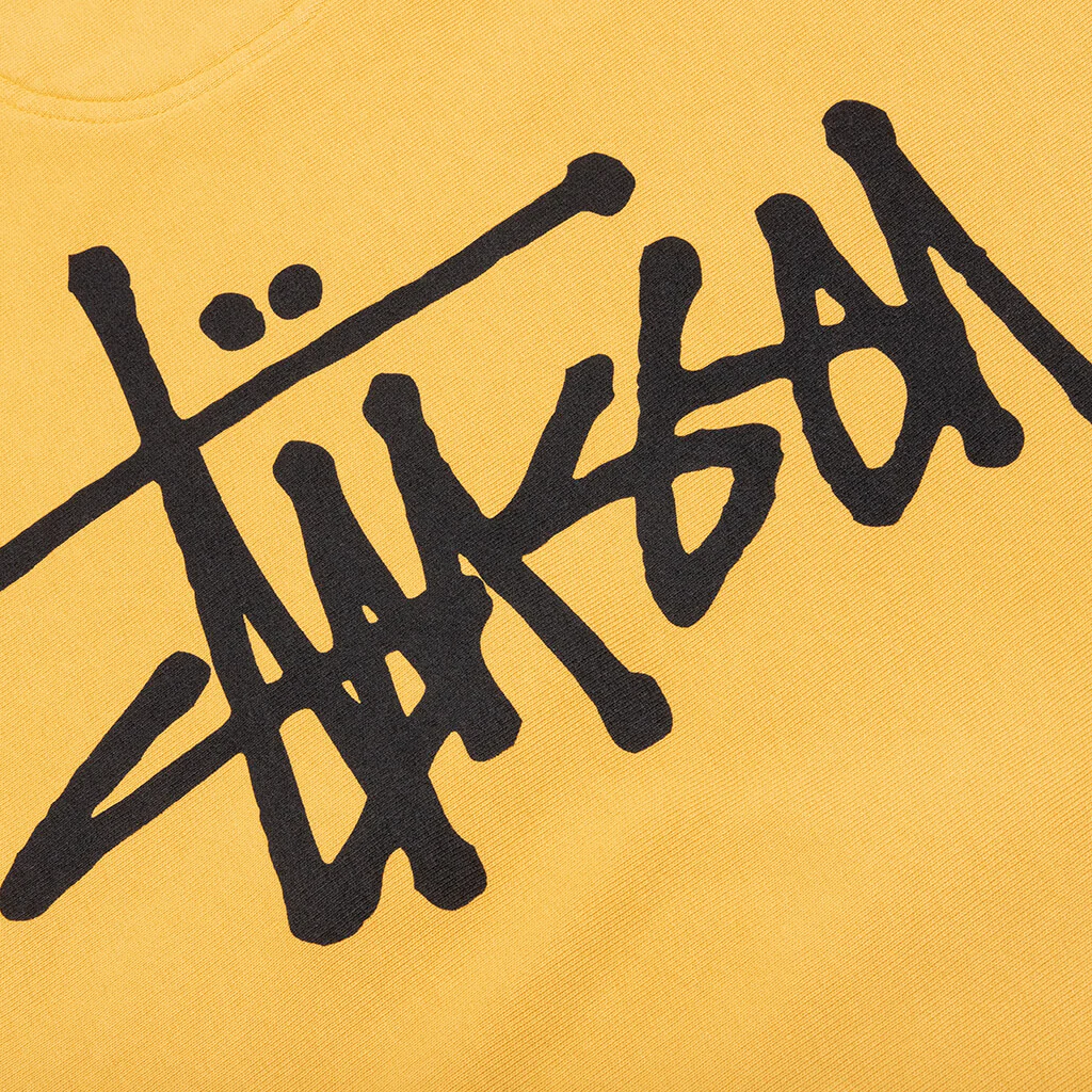 Basic Stussy Pigment Dyed Crew - Honey - Image 4