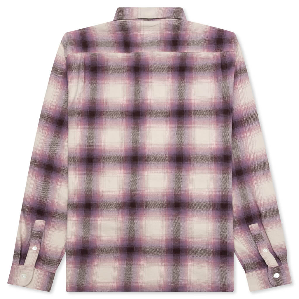Bay Plaid Shirt - Berry - Image 2