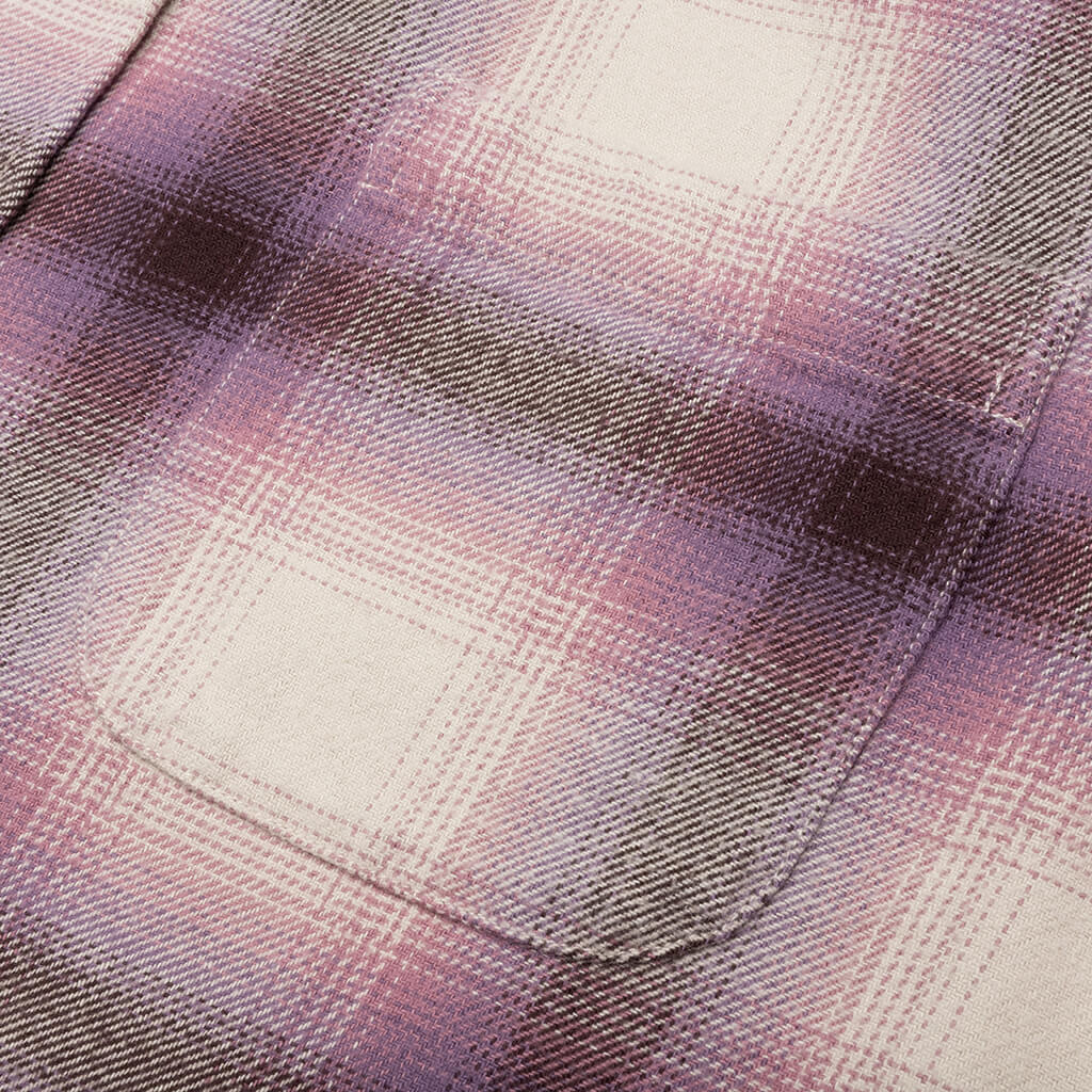 Bay Plaid Shirt - Berry - Image 3