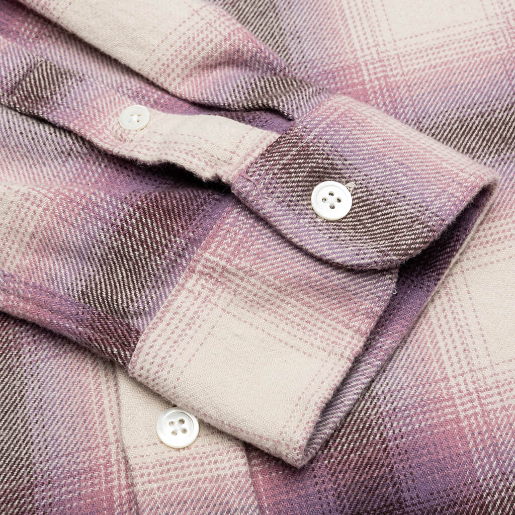 Bay Plaid Shirt - Berry - Image 5