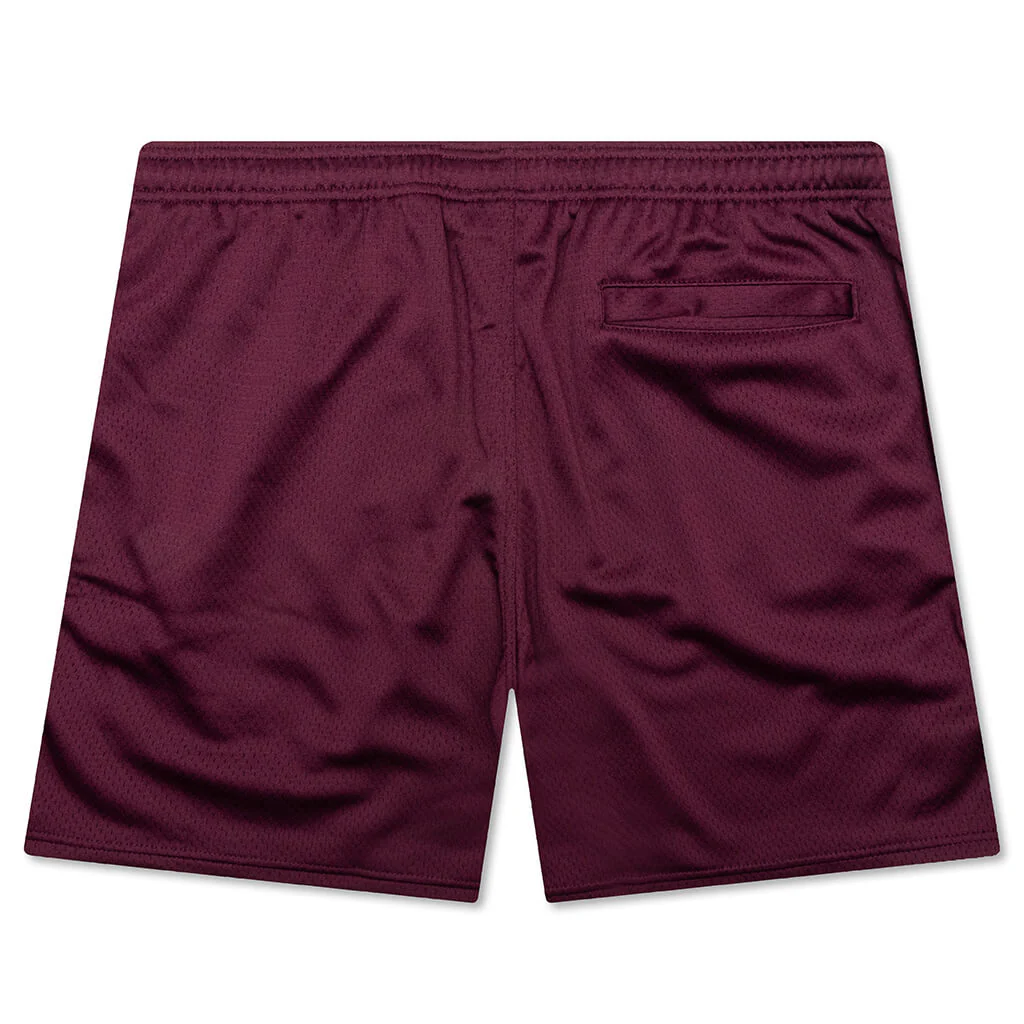 Big Basic Mesh Short - Plum - Image 2