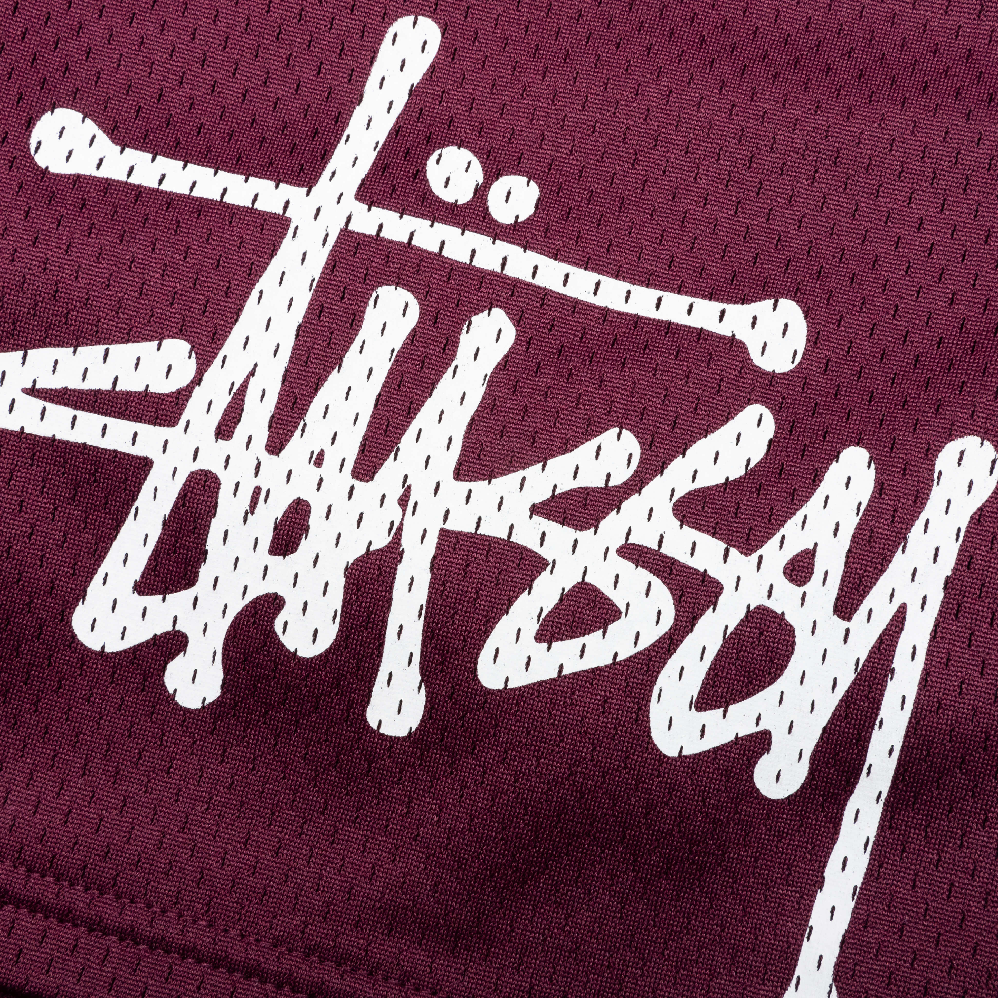Big Basic Mesh Short - Plum - Image 3