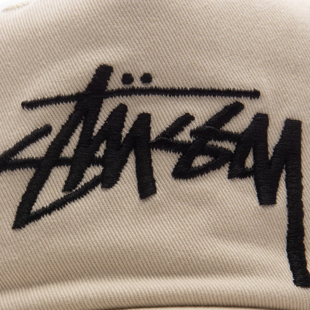 Big Stock Mid Depth Cap - Faded Tan - Image 2