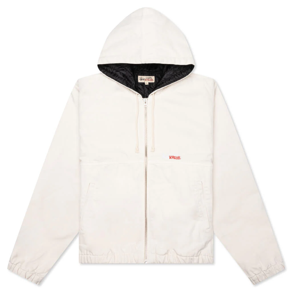 Canvas Insulated Work Jacket - Bone