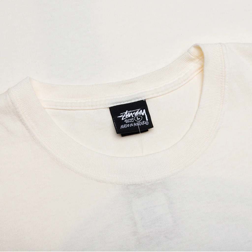 Cross Dot Pigment Dyed Tee - Natural - Image 3