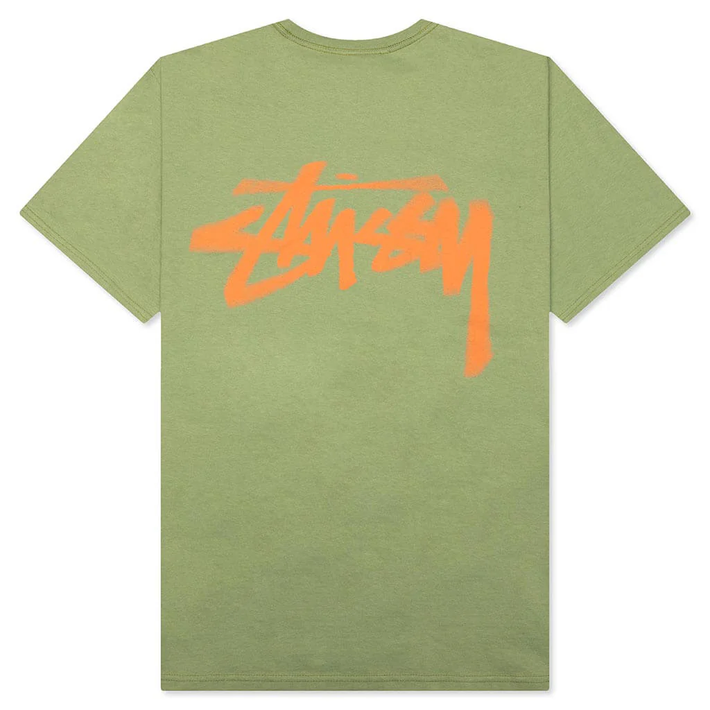 Dizzy Stock Tee - Moss - Image 2