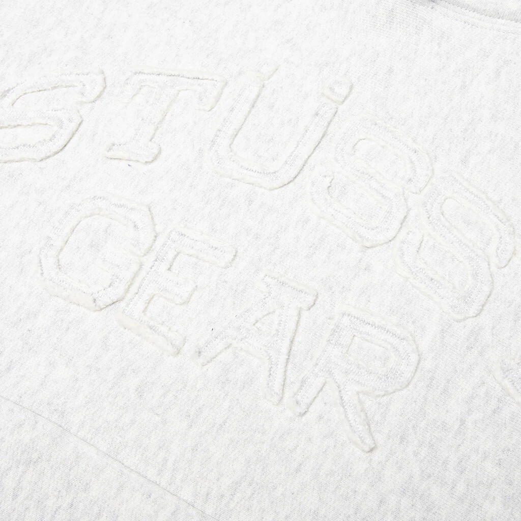 Gear Applique Hoodie - Ash Heather - Image 3
